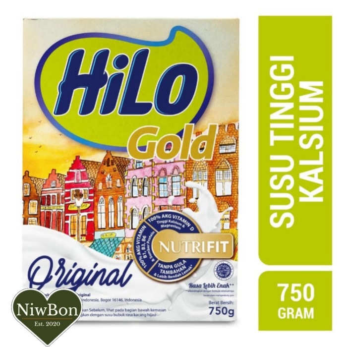 

101bfbb Susu Hilo / Hi Lo Gold Original / Plain 750 Gr Xa201As