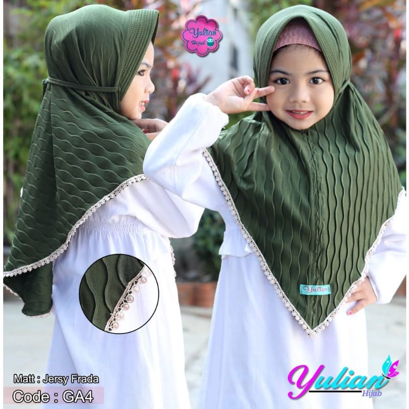 hijab instan anak plisket//bergo anak//bergo plisket anak//hijab anak murah//TERLARIS//terbaru//cod