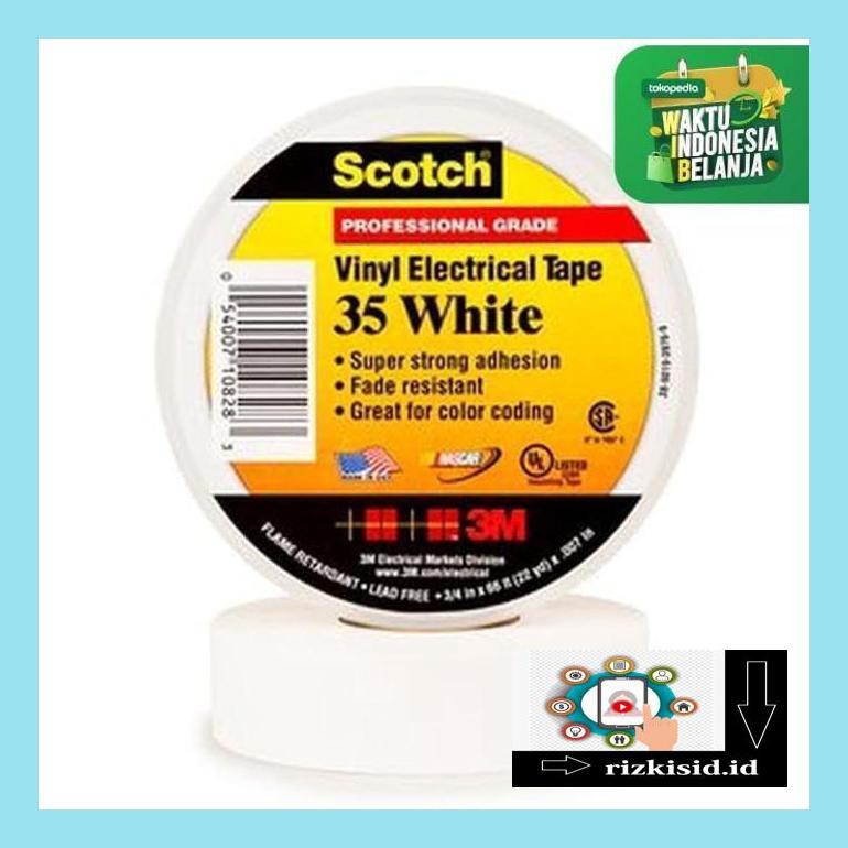 

Luubjzk Isolasi Listrik 3M Scotch 35 Vinyl Electrical - Putih - (19Mm X 20M) Rizaauth