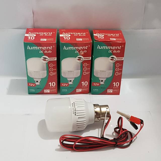 Lampu Led Lumment DC 12V 10 watt 10w Aki