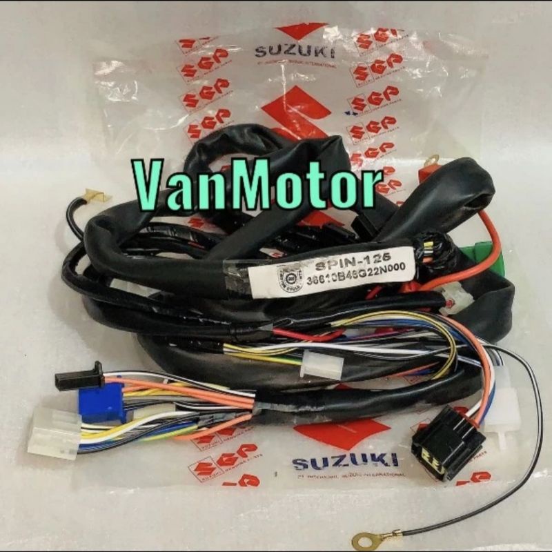 KABEL BODY BODI SPIN 125 SPIN OLD LAMA SET SUZUKI ORI SET KOMPLIT WIRE HARNESS
