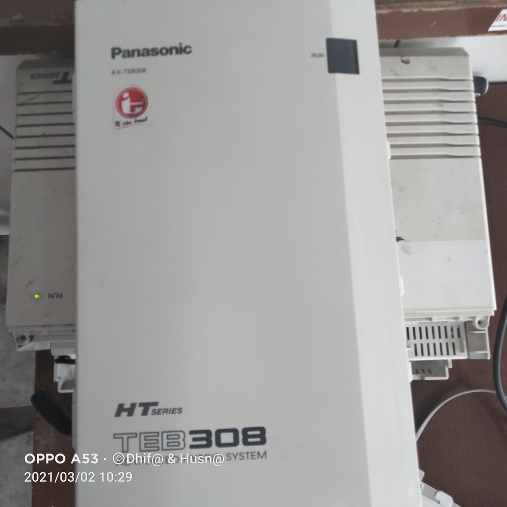 Pabx Panasonic KX-TEB308 kapasitas 3 line 8 extension