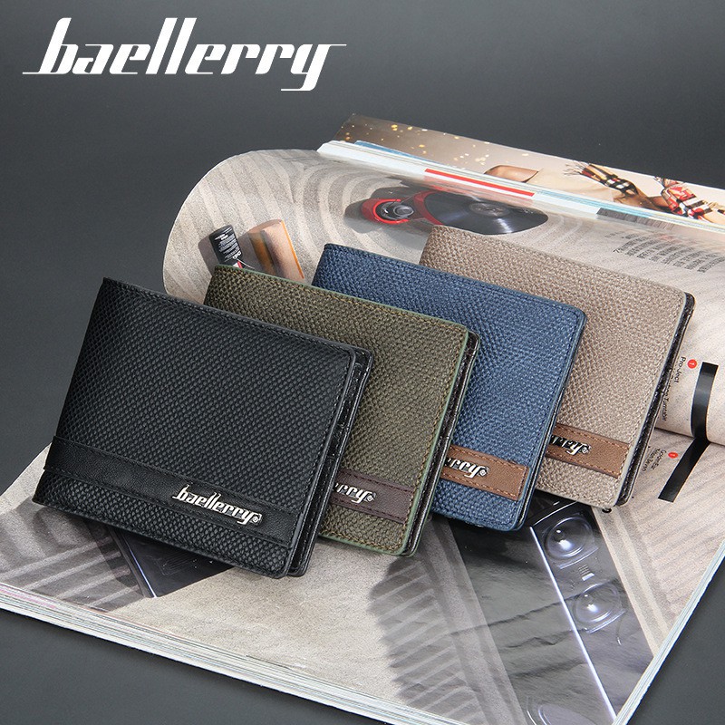 BAELLERRY D1862 Dompet Pria Bahan Kulit PU Leather Premium WATCHKITE WKOS