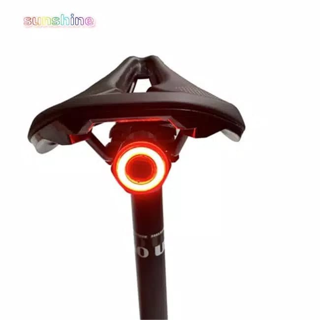 Meroca Lampu Sepeda Smart Led ipx6 Taillight Saddle Mount non xlite GRATIS ONGKIR EKSTRA