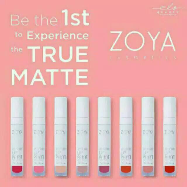 Agen Cosmetic - Zoya Cosmetic lip paint lipstik matte