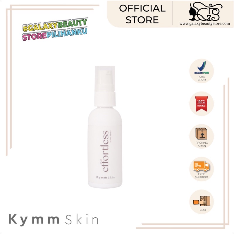 (ORIGINAL) KYMMSKIN EFFORTLESS SUNSCREEN SPF 50 / SUNSCREEN KYMM SKIN