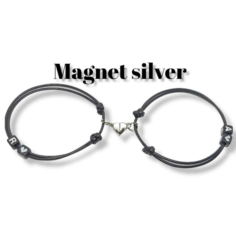GELANG COUPLE MAGNET / GELANG MAGNET / GELANG PASANGAN / GELANG HURUF / GELANG REQUEST HURUF / GELANG UNIK / GELANG TALI HURUF / GELANG KAPEL / GELANG KAPEL MAGNET / GELANG KAPEL HURUF / GELANG KAPEL UNIK-2