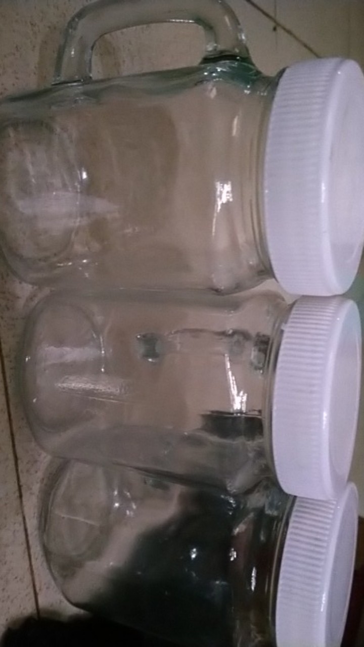 Gelas Harvest Jar/gelas Mug/gelas Kaca