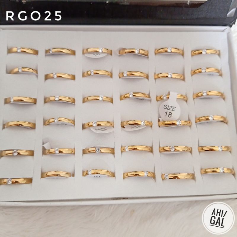 Cincin Titanium Grosir (1 box) RGO24/RGO25