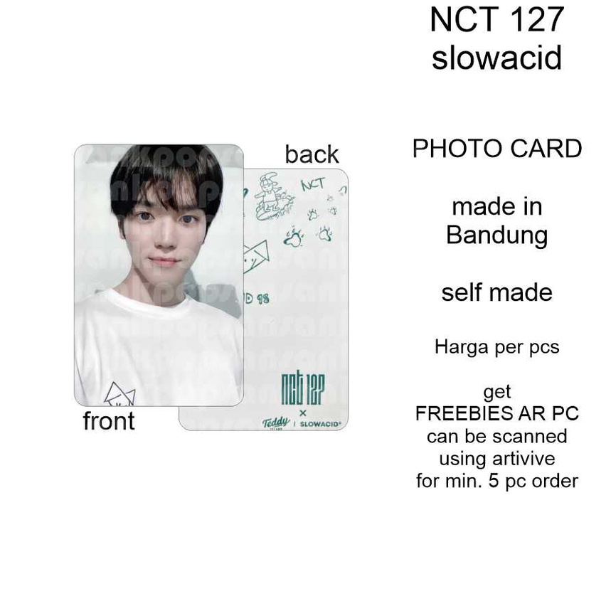 photo card nct 127 SLOWACID