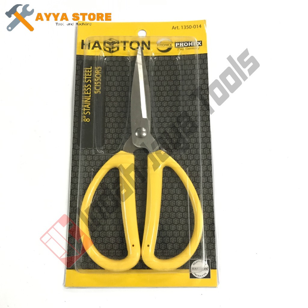 

HASSTON Gunting Kodok 8 Inch - Gunting Bahan Kain Multifungsi Kertas Tailor Scissors Ayya