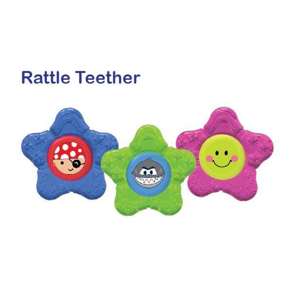 Baby Safe Rattle Teether Gigitan Bayi Bersuara  TT010