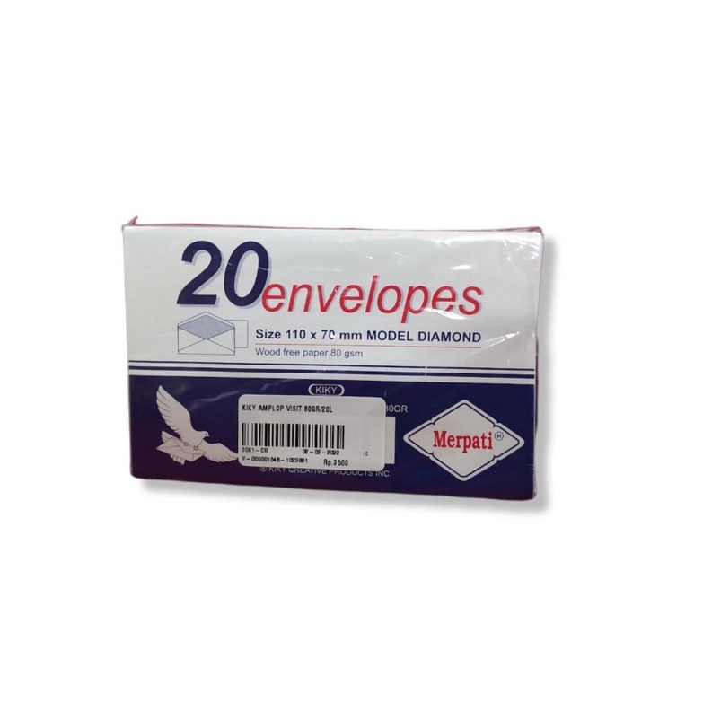 

Gramedia Medan - KIKY AMPLOP VISIT 80GR/20