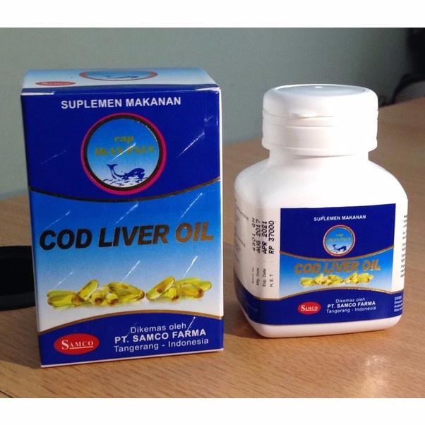 COD LIVER OIL MINYAK IKAN CAP PAUS ISI 100's