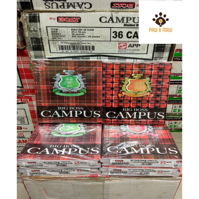 

CODE426 Buku Tulis BigBoss Campus 36 Lembar