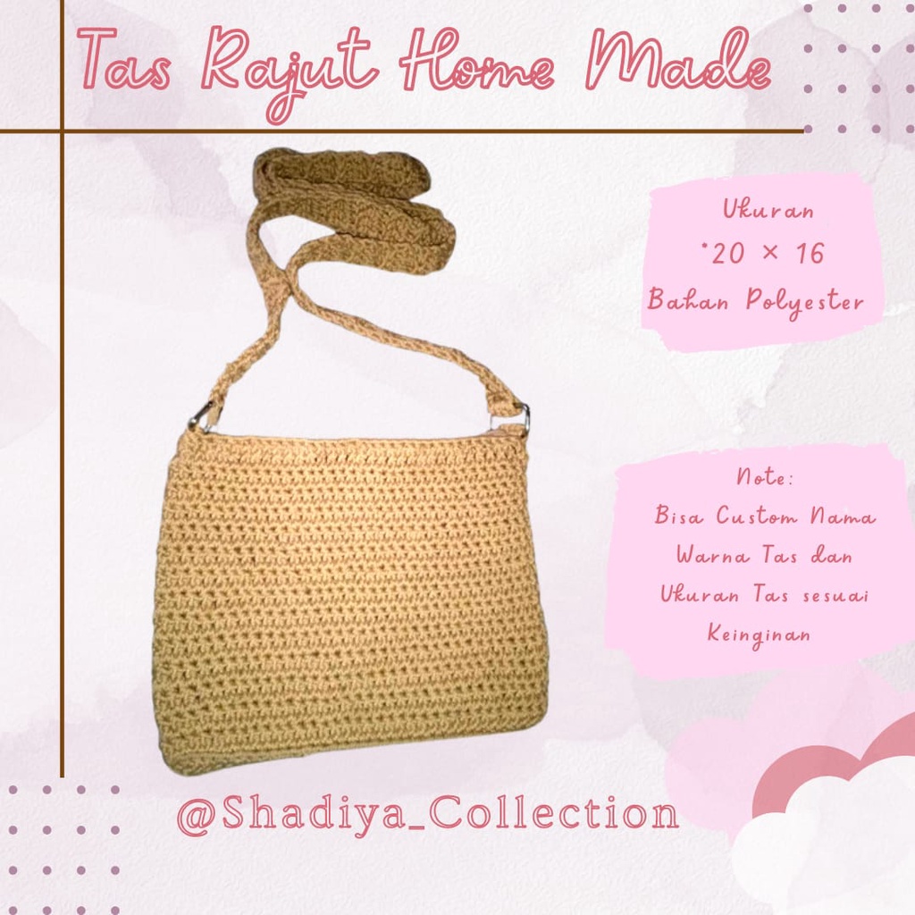 Tas Serut / Tas Rajut / Tas kerut / Tas rajut HP