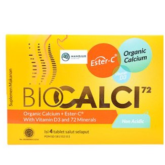 Bio Calci-72 - Suplemen Kalsium Dan Vitamin D3 Untuk Kesehatan Tulang