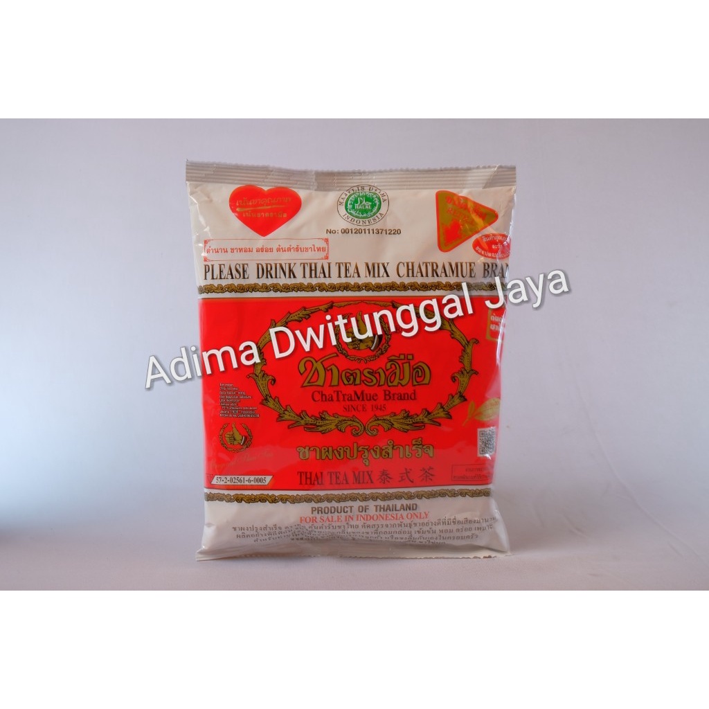 Thai Tea Mix Chatramue 400 gr / Black Tea / Number One Brand