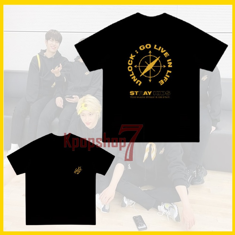 Baju straykidd kaos straykids tshirt straykids go live in life