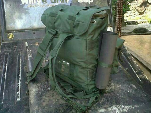 Ransel Korea Jatah TNI - Polisi - Army - Tas Punggung - Perbakin - Tactical - Menwa - Airsoft