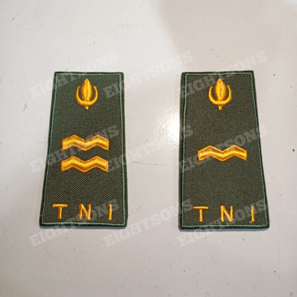 Pangkat PDH TNI AD Tentara Bintara Pelda Peltu Standard TNI