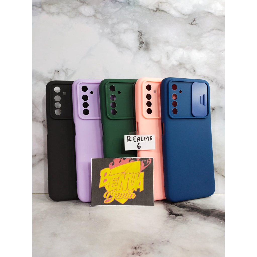 CASE OPPO REALME 6 / CASE SLIDE MACARON PLUS PELINDUNG KAMERA OPPO REALME 6 - BENUA DUNIA