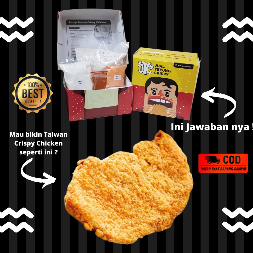 PAKET TEPUNG TAIWAN CRISPY CHICKEN ALA SHiHLIN (PAKET KOMPLIT SHIHLIN HEMAT)