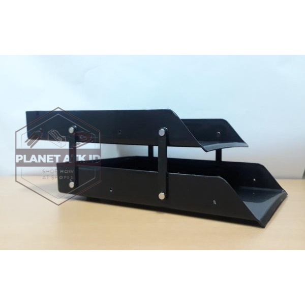 

Elevated Tray 2 Susun Rak Laci Kertas Dokumen Meja Belajar Kerja