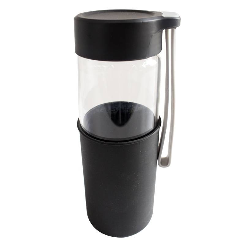 

JYSK Botol Bottle Glass Portable Black White Less 5726 Assorted