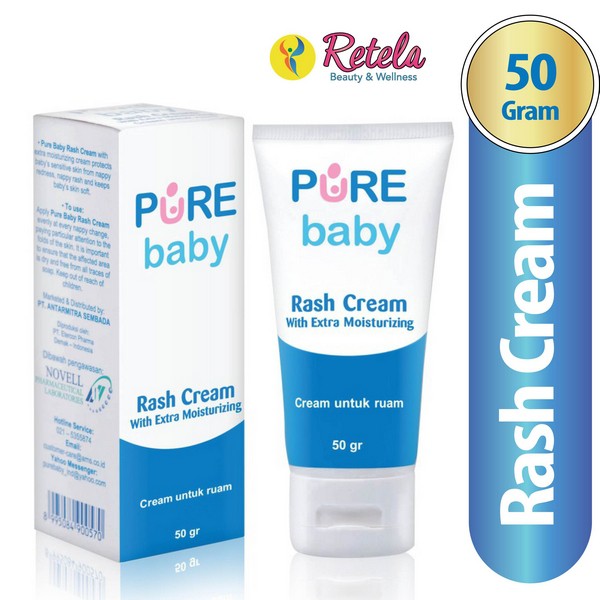 Jual Pure Baby Rash Cream With Extra Moisturizing U/ Ruam 50 Gr\Cream