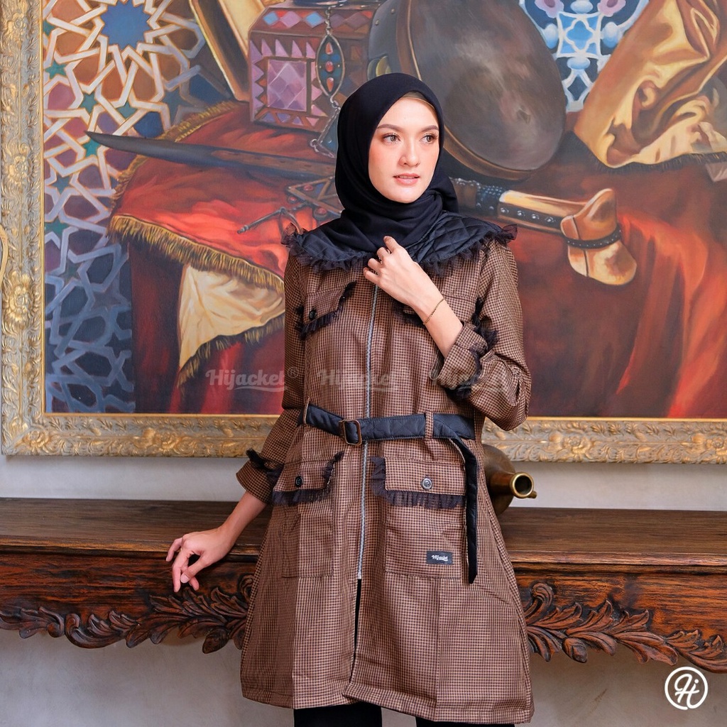 HIJACKET - Jaket Hijaber BELLEZZA | Jaket Wanita Panjang | Outerwear For Hijaber