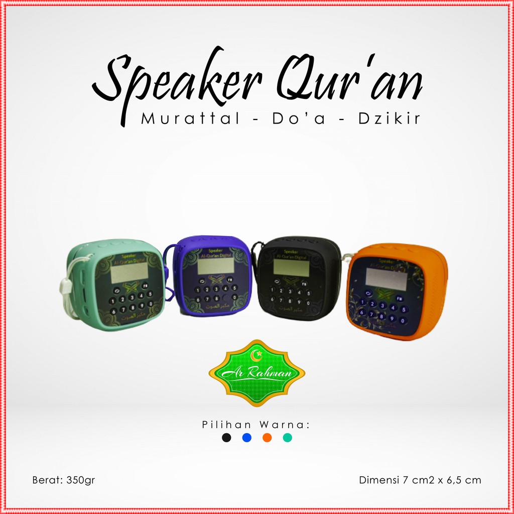 Speaker Quran Speaker Quran Portabel Speaker Bluetooth Premium