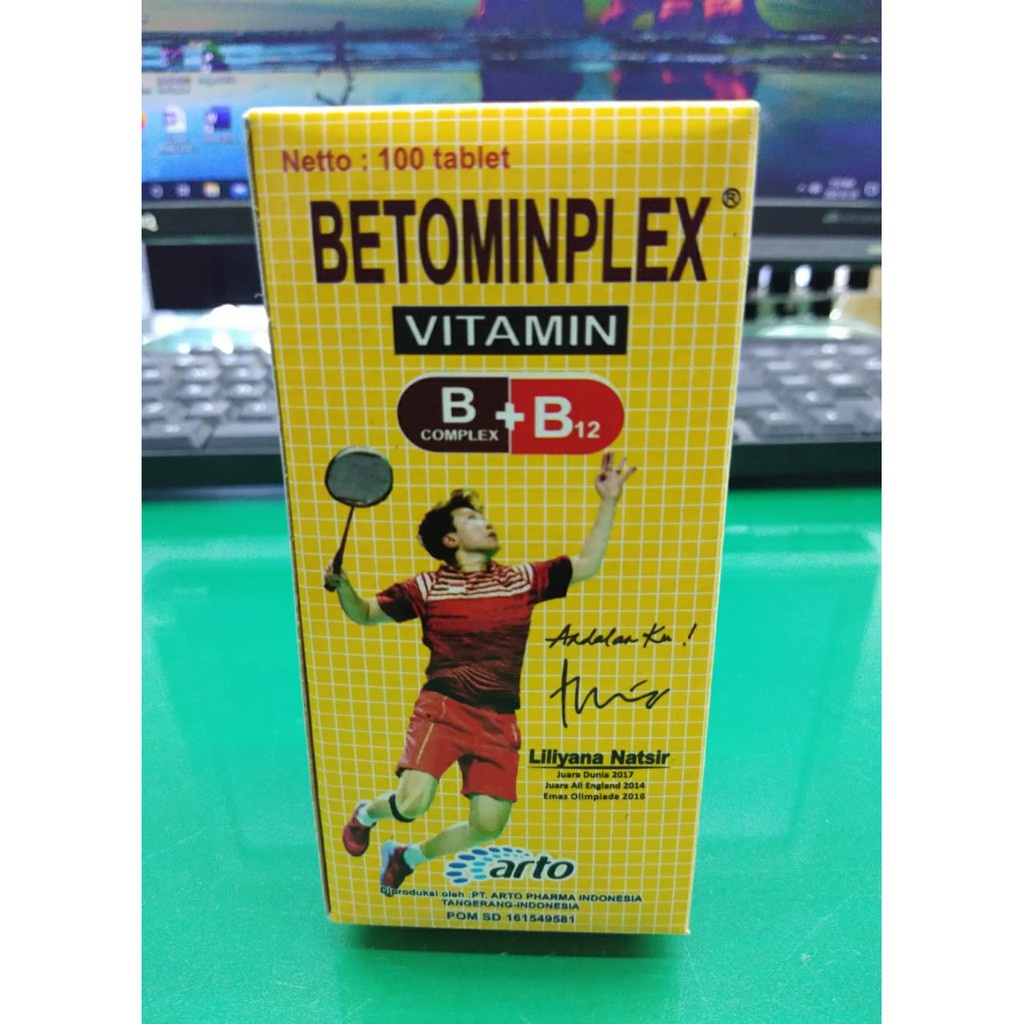 Jual BETOMINPLEX VITAMIN B COMPLEX PLUS B12 ARTO ISI 100 TABLETS