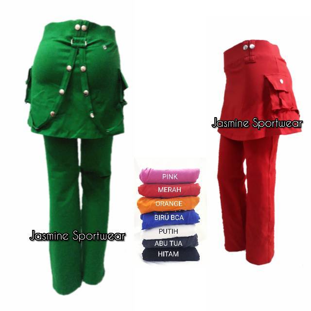 Jasmine Sportwear - Celana Rok Senam Rantai Katun Super