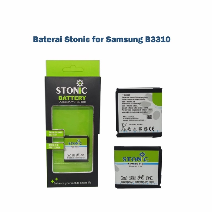 Battery Stonic Double Power Batre Samsung B3310 Battery Smartphone