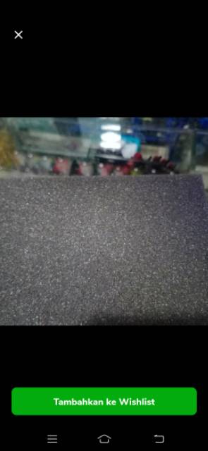 Busa Biofil Hitam 50cmx100cm / Busa untuk undergravel bukan untuk filter kolam / rongga rapat