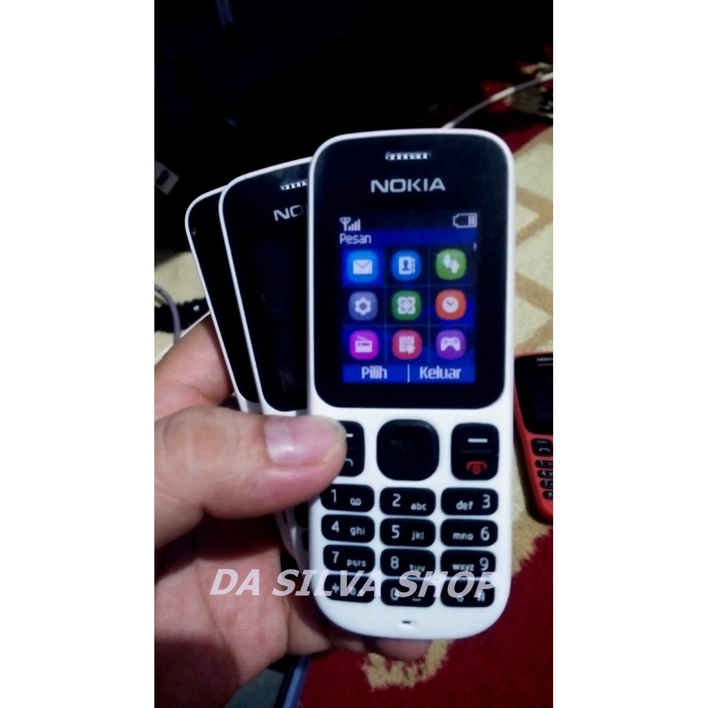Nokia 100 Single SIM ORIGINAL REFURBISH FULSET_Hp JADUL NOKIA-HP NOKIA LAMA-4