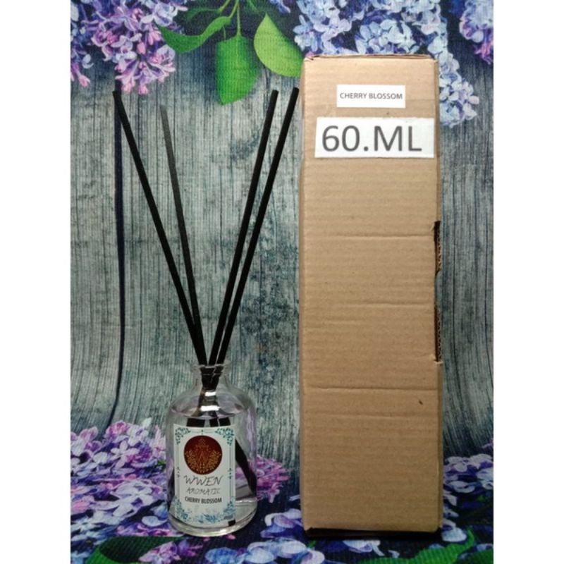 Reed Diffuser Aroma Terapi Pengharum Ruangan Essential oil Aromatherapy Replenisher Bunga Difuser-ARM 60 - CHRYBLSOM