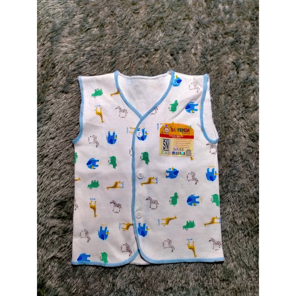 GROSIR 3 Helai Baju Bayi Buntung SNI Pakaian Bayi SNI Baru Lahir Perlengkapan Bayi SNI Newborn-3