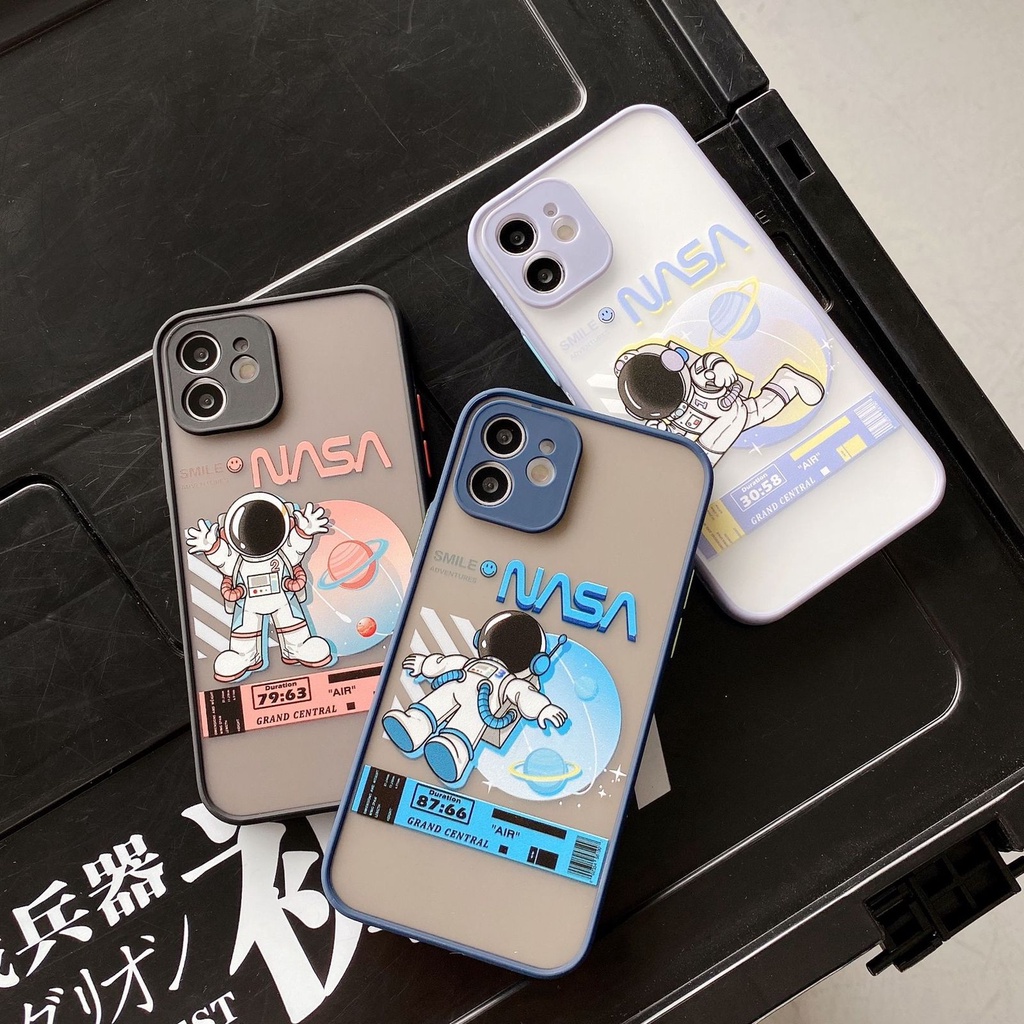 Skin Feel Case Camera Protection Case Brand NASA Case FM11 FM12 Xiaomi Redmi 5A 6A 8 9 Prime 9A 9i 9C 10 Note 4 4X 5A 8 9 10 5G Poco X3 M3 Vivo V20 Y11 Y12 Y15 Y17 Y21s Y33s Y20 Y20i Y12s Y30 Y30i Y50 Y91 Y93 Y95 Infinix Hot 9 Play 10 Play Smart 5 Hot 10s