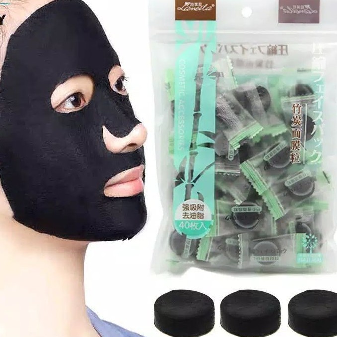 Compressed Mask Sheet Mask - Masker Wajah Kompress bentuk Tablet - Masker Kertas