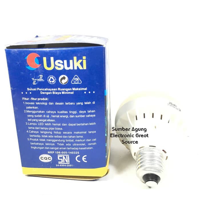 Lampu LED 12W Usuki Murah Berkualitas Hemat Listrik Grosir Ecer