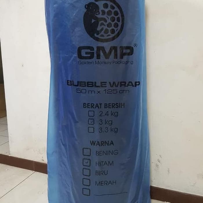 

Bubble Wrap Hitam / Putih Transparant Kualitas export ukuran 125cm x 50 Meter