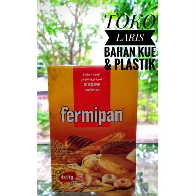 

FERMIPAN RAGI INSTAN 4 X 11 GRAM