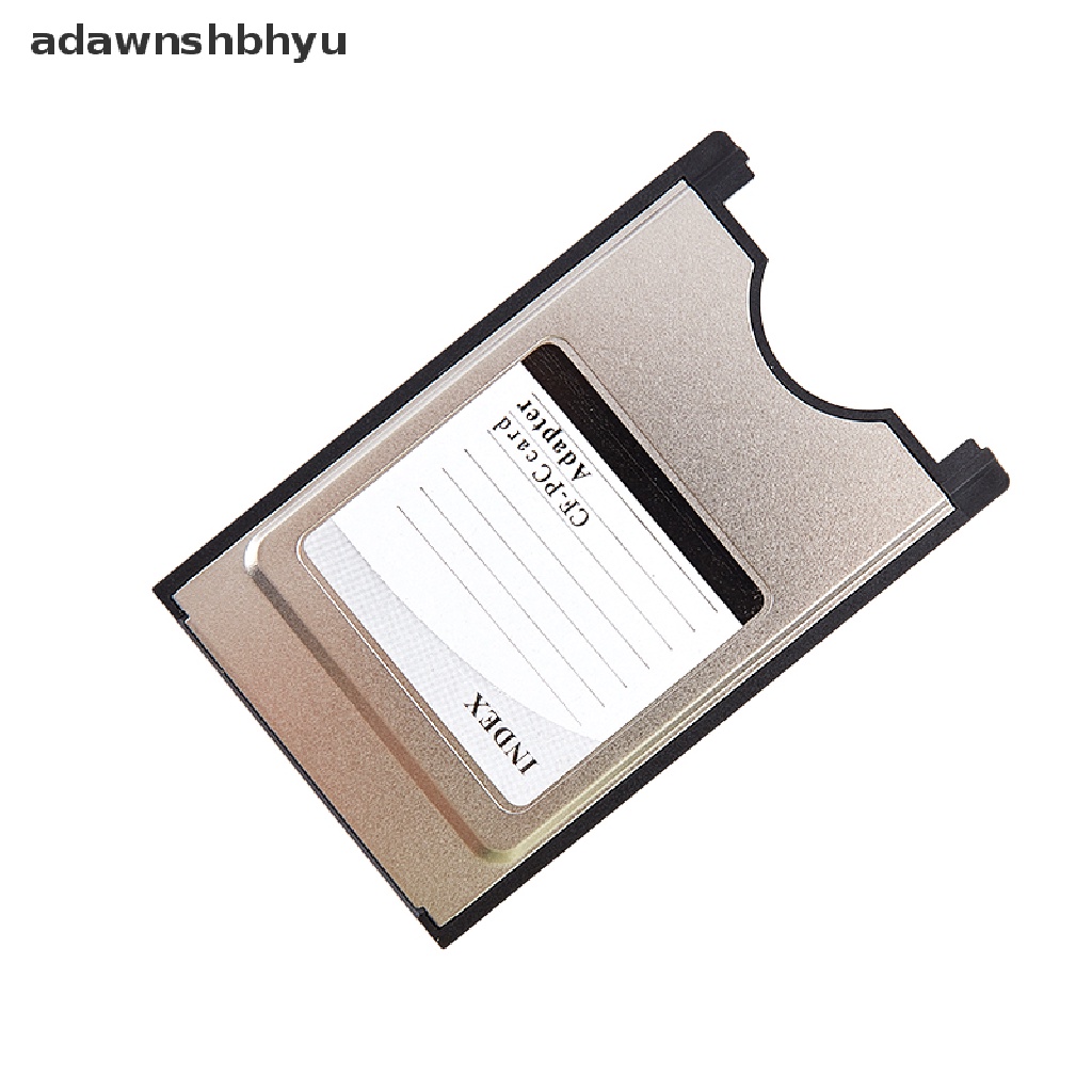 Adawnshbhyu Compact Flash CF to PC Card PCMCIA Adapter Cards Reader Untuk Laptop Notebook