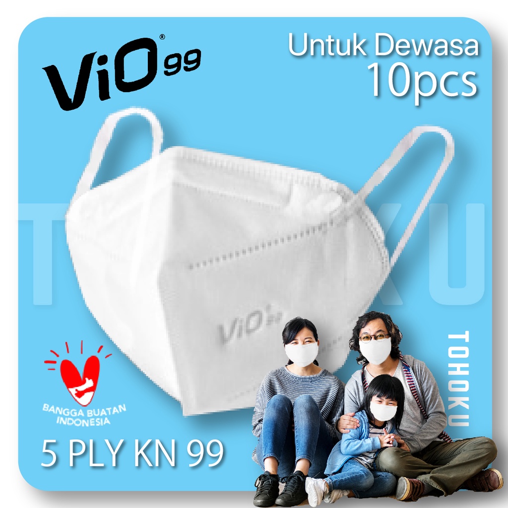 Masker 5 Ply Vio KN 99 - Certified 99% Filtrasi