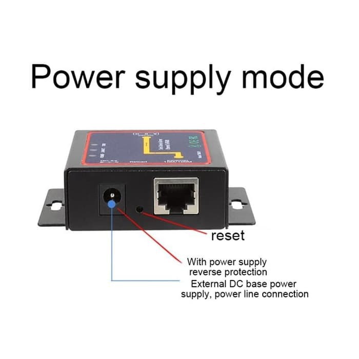 Industrial Serial Device Server RS485 to Ethernet TCP/IP LAN Converter 485 To RJ45 Adapter