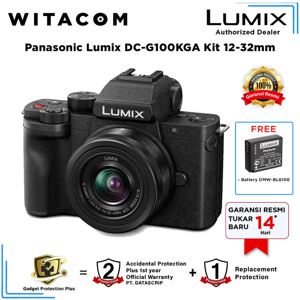 Panasonic Lumix DC-G100KGA-K / DC-G100 Kit 12-32mm