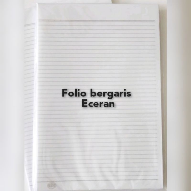 

Folio bergaris sinar dunia eceran per 20 lembar