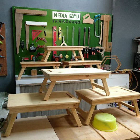 Meja Belajar Anak Kayu Jati Belanda